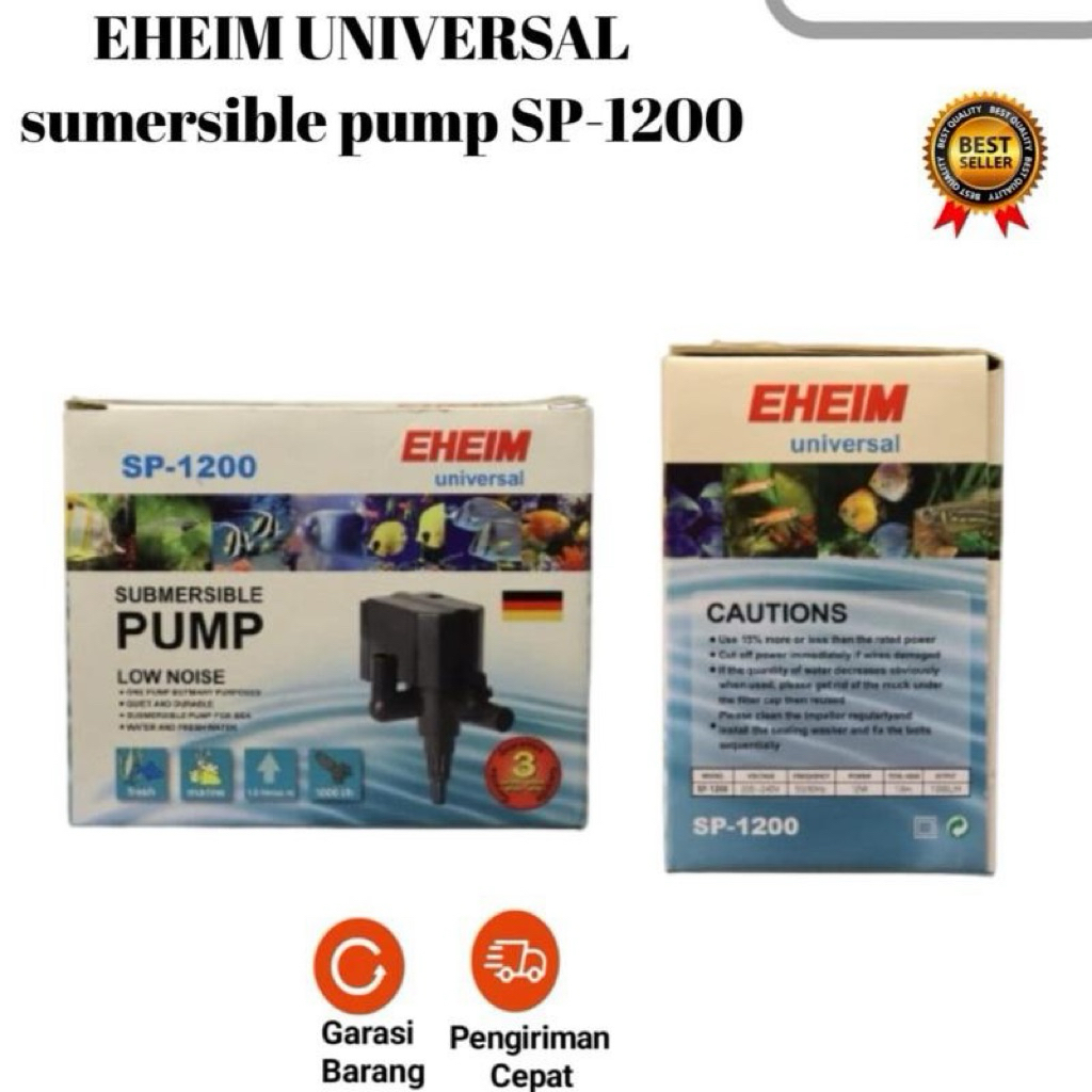 Eheim Sp 1200 Pompa Kolam Aquarium Submersible Pump Universal