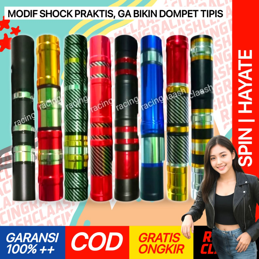 Racing Claash Cover Shock Depan Spin Hayate Cover Shockbreaker Sok Hayate Spin Fi 125 150 Old New 2
