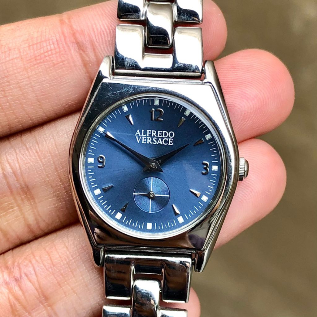 Alfredo Versace Ladies Quartz Blue Dial