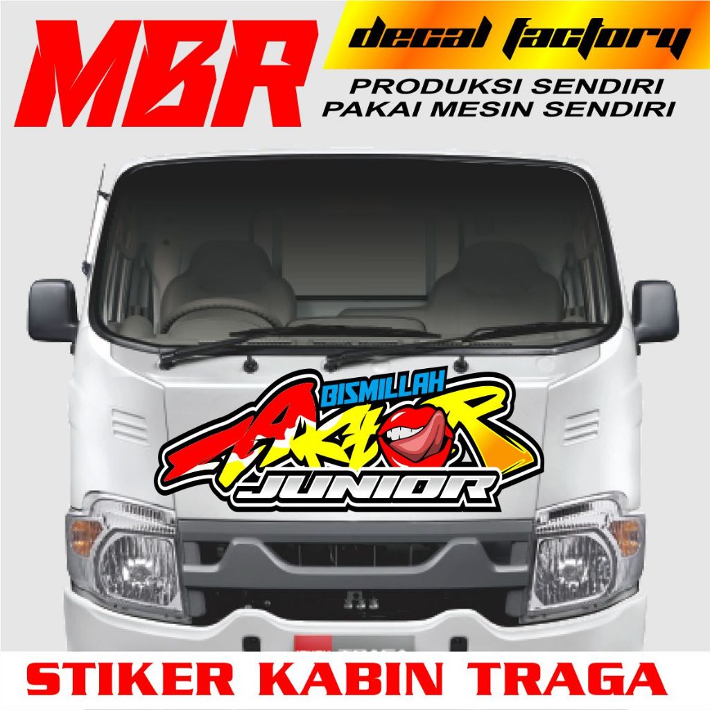 Stiker Traga Aktor Junior, Stiker Decal Traga