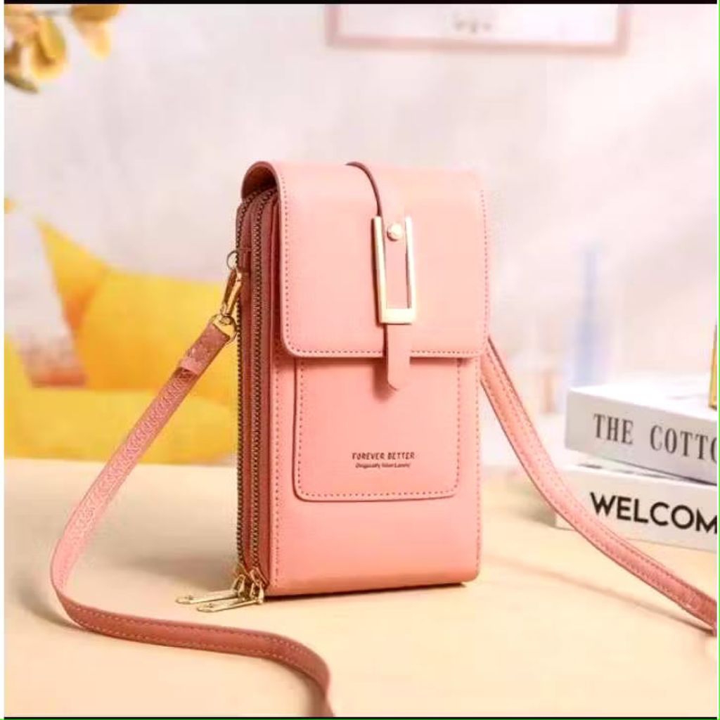 tas selmpang wanita dompet terbaru dompet kekinian dompet multi-fungsi midel model terbaru