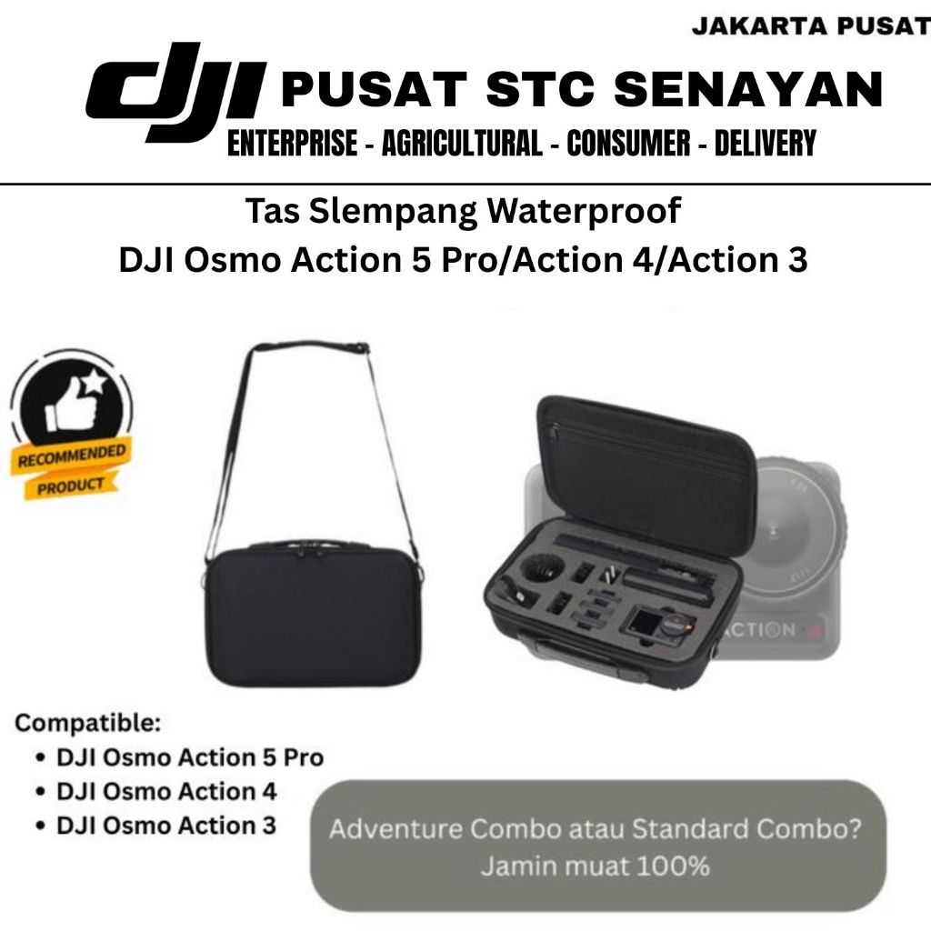 Tas Bag Carrying Case DJI Osmo Action 5 Pro Adventure Combo Storage Bag DJI Osmo Action 5 Pro Standa