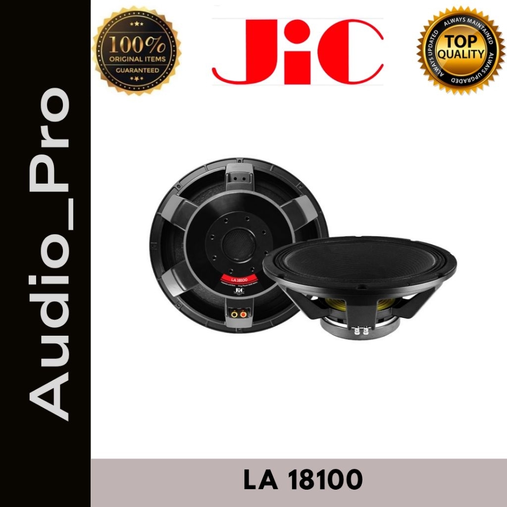 SPEAKER KOMPONEN JIC LA 18100 ORI JIC KOMPONEN 18INCH SPEAKER
