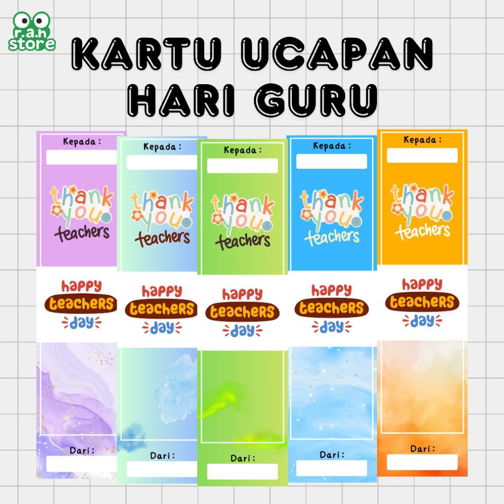 KARTU UCAPAN GURU / GIFT GURU / HARI GURU