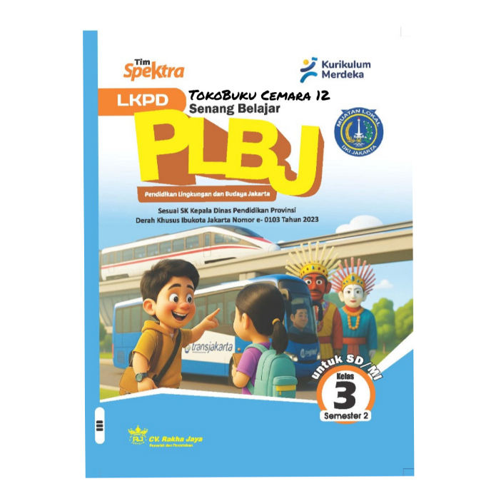 LKPD Spektra PLBJ SMT.Dua Kelas 3 IKM (Mulok DKI Jakarta No.e-0103)