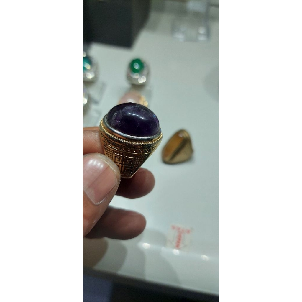 cicin batu akik kecubung