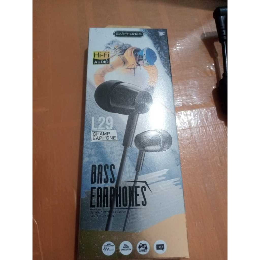 Handsfree L29 Earphone Headset L29 Champ Eaphone Handsfree Headset limax Earphone L29 Handset