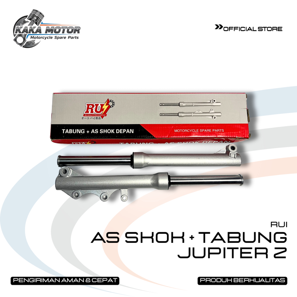 AS SKOK PLUS TABUNG JUPITER Z (RUI) - As Shock Shok Depan Plus Tabung 1 Set Jupiter Z