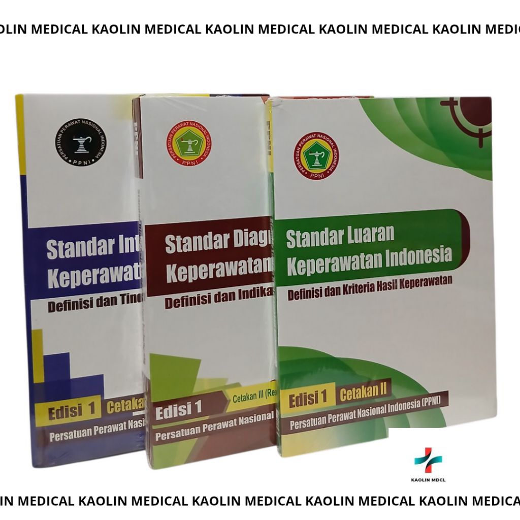 3 BUKU SDKI,SIKI,SLKI (3S) EDISI PERTAMA CETAKAN BARU.