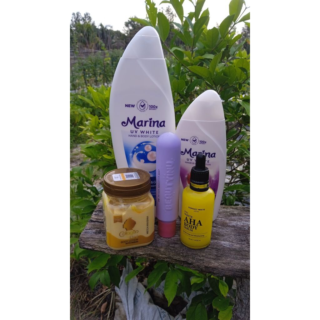 paket handbody racikan pribadi/resep dosting bahan BPOM