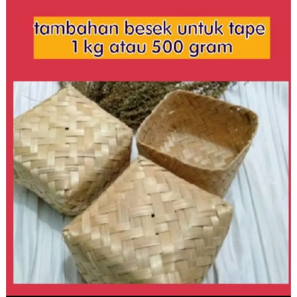 besek,tambahan,besek,bambu,anyam