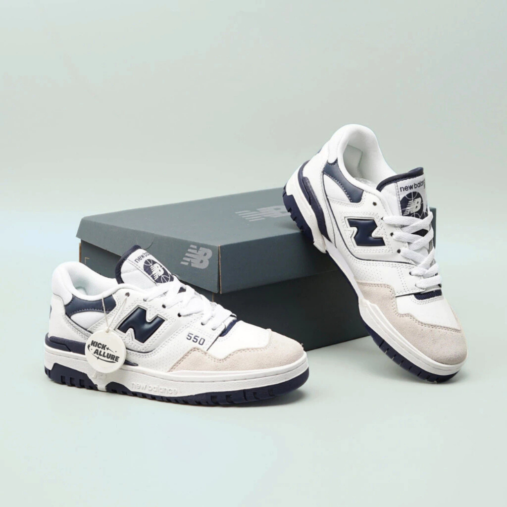 New Balance 550 White Navy