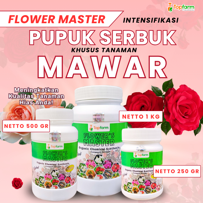 Pupuk Bunga Mawar/ Pupuk Serbuk Bunga Mawar / Pupuk Penyubur Bunga Mawar / Pupuk Bunga Mawar Agar Ce