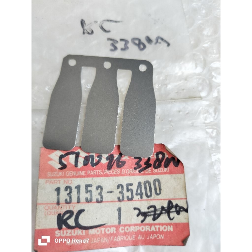 plat lidah membran Suzuki rc80 rc100 bravo original