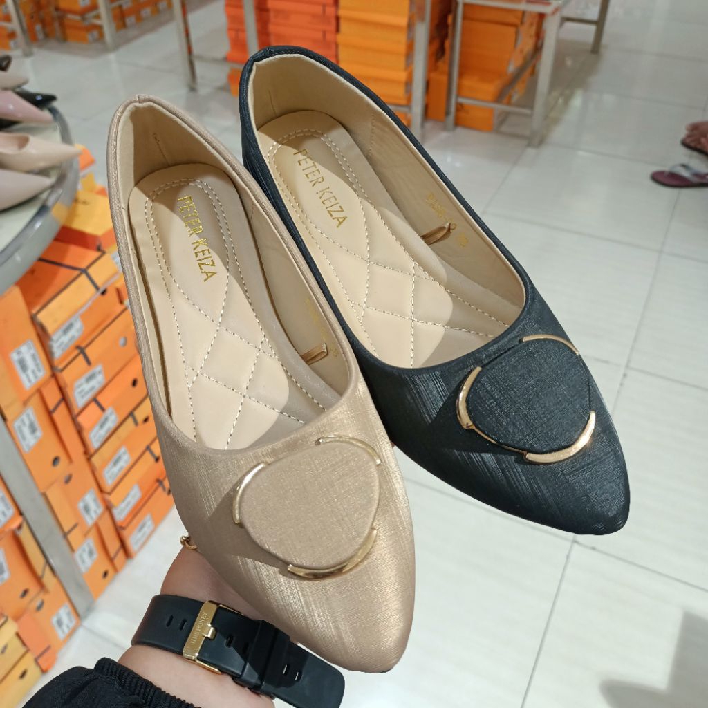 sepatu wanita flat PETER KEIZA original