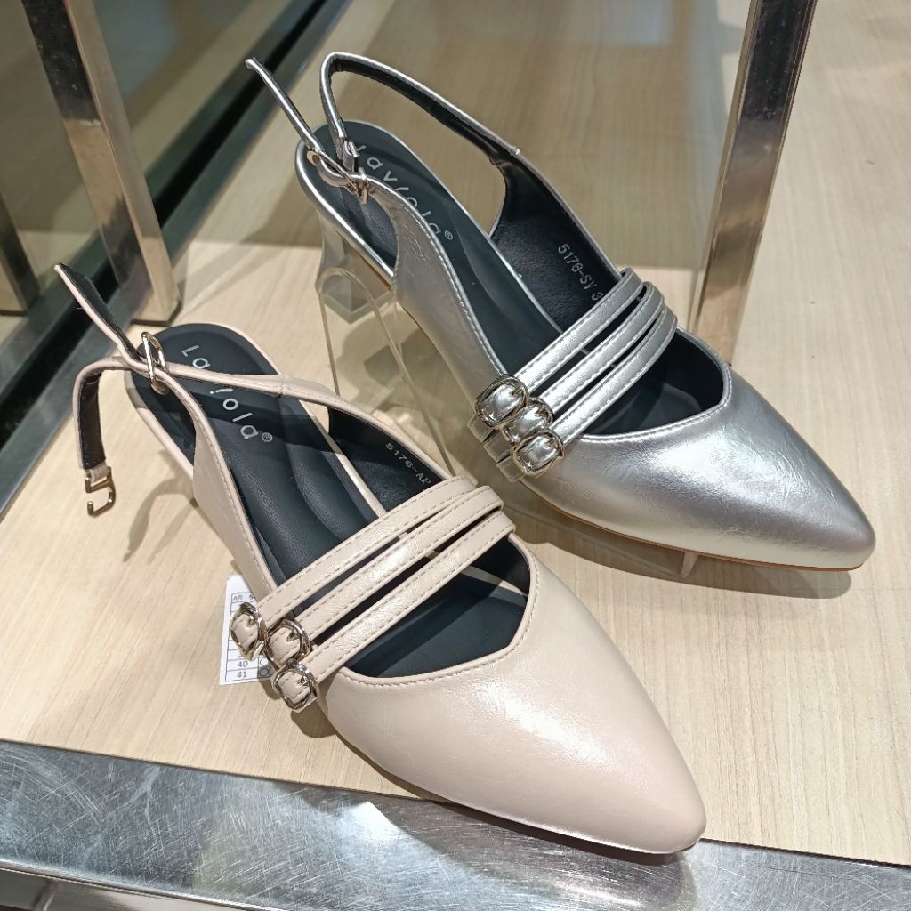 sepatu wanita heels 7cm LAVIOLA original