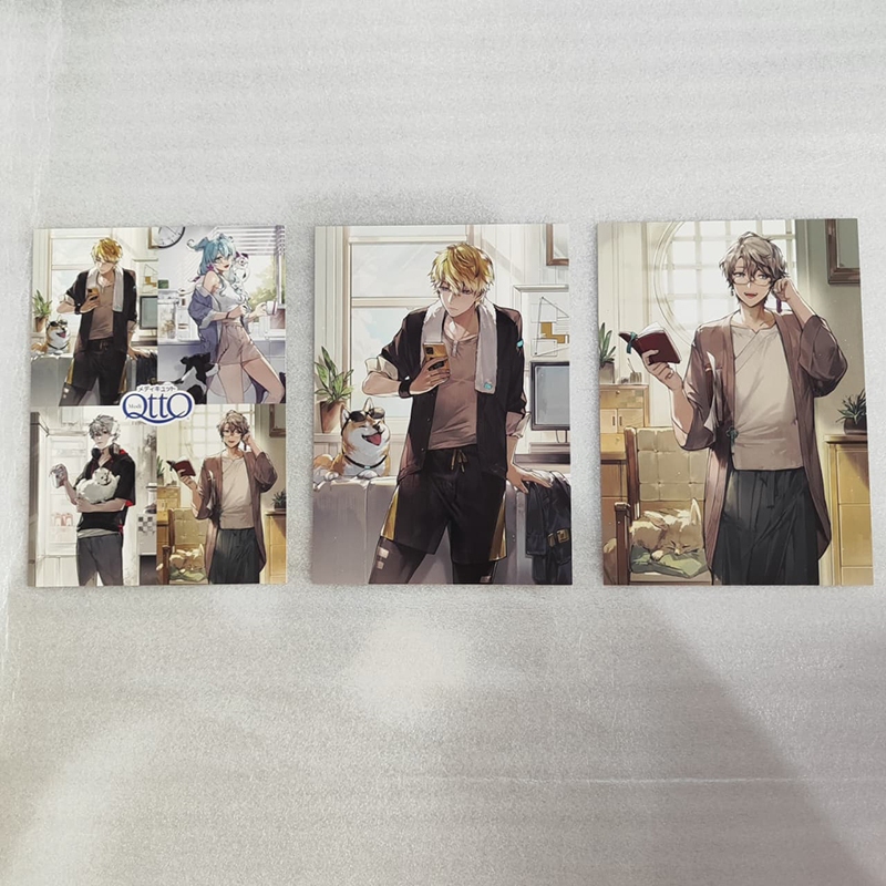 postcard nijisanji kaida haru / sonny brisko / kuzuha / elira pendora