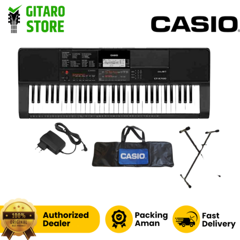 Portable Keyboard Casio Ctx700 Ctx-700 Ctx 700 Original Banyak Bonus