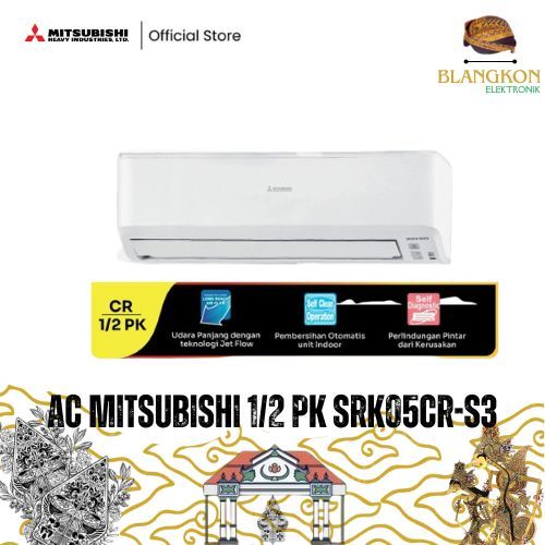 AC Mitsubishi 1/2PK SRK05CR-S3 MADE IN THAILAND