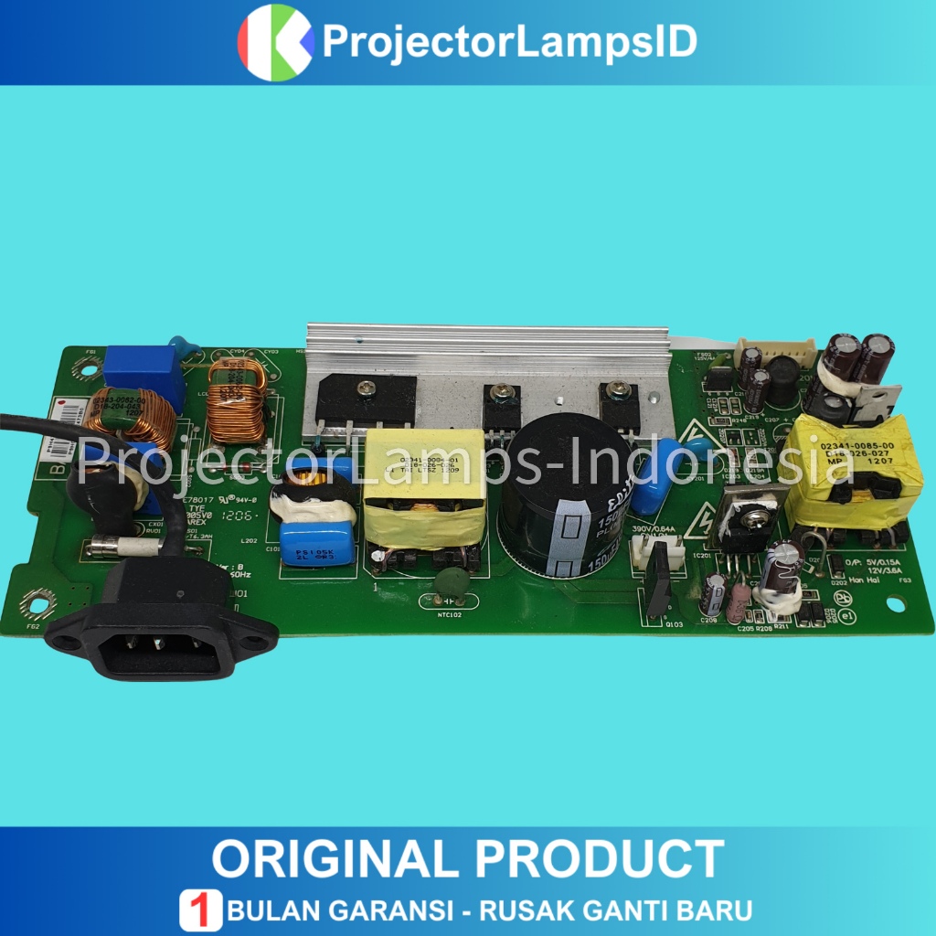 Power Supply Projector Proyektor InFocus IN112 IN114 IN114ST IN116 IN122 IN124 IN126 IN2124 IN2126