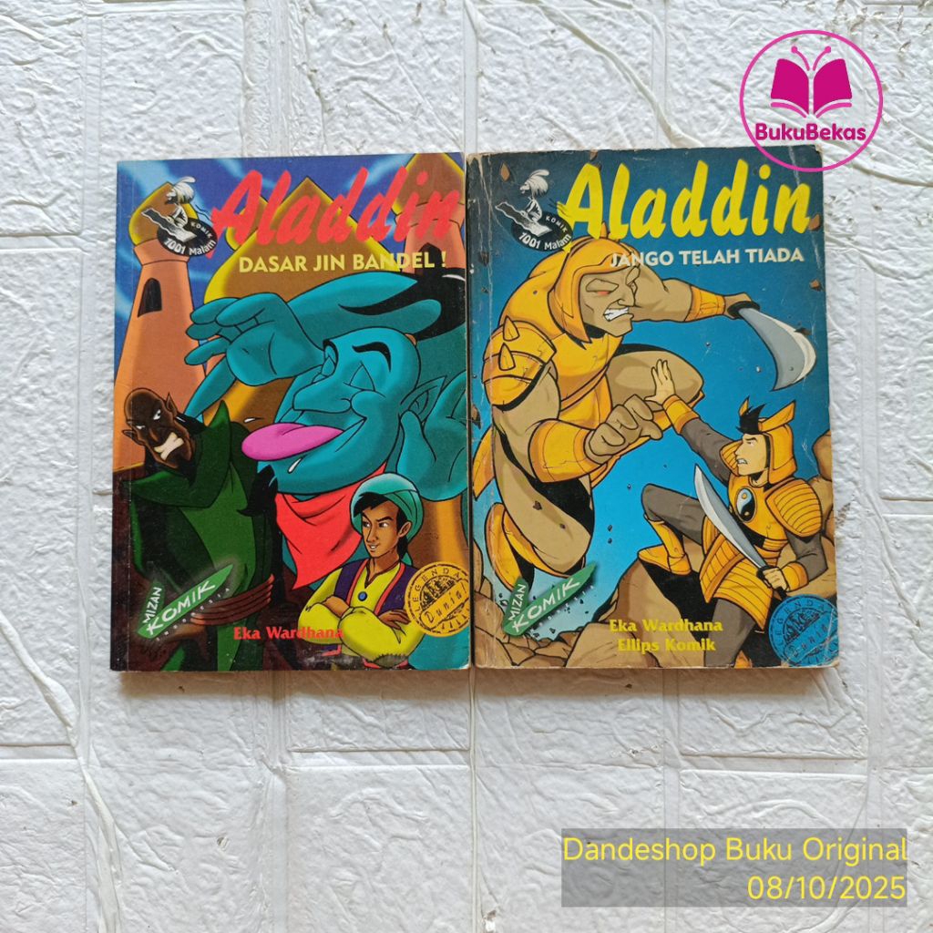 Komik 1001 Malam Legenda Dunia oleh Eka Wardhana - Aladdin, Abu Nawas, Ali Baba - Komik Bekas Prelov