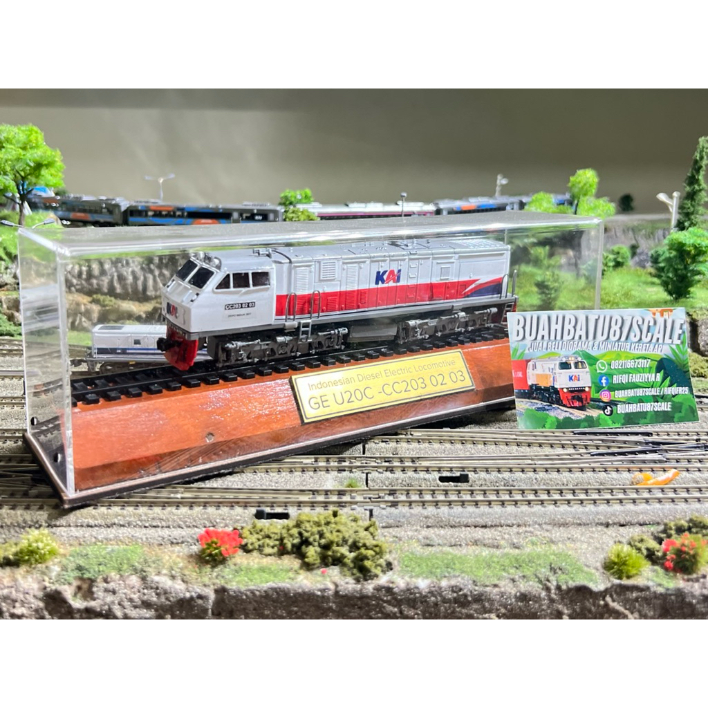 Miniatur Lokomotif CC 203 02 03 SDT Medium Detail Skala HO