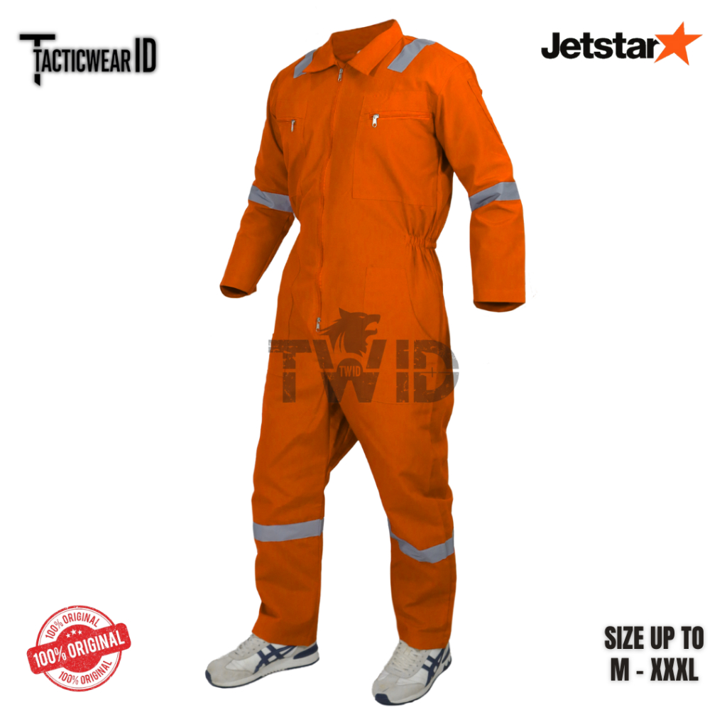 Wearpack Safety Termurah Bengkel Mekanik / Seragam Baju Kerja Proyek Lapangan / Katelpak Mekanik