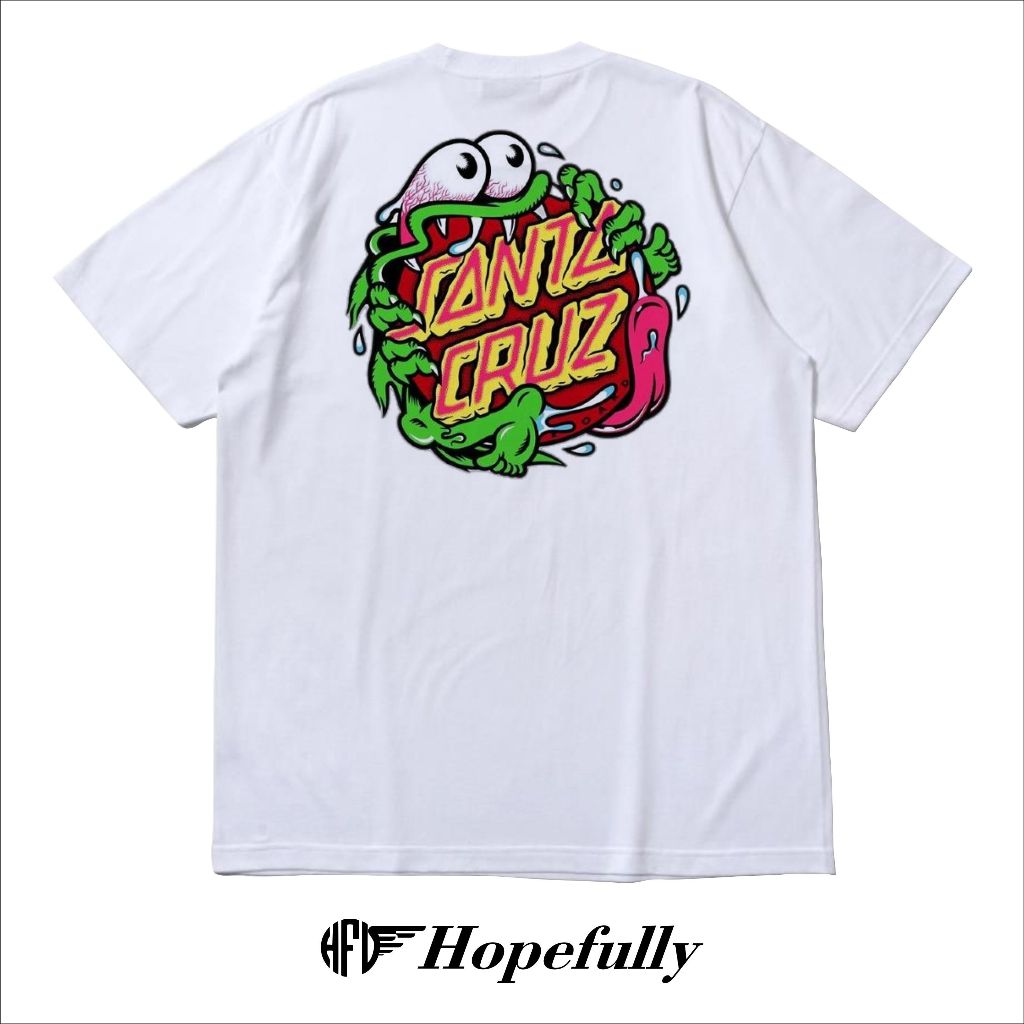 Kaos Santa Cruz original art-slime t-shirt premium quality Bahan 100% Catton 24s UNISEX