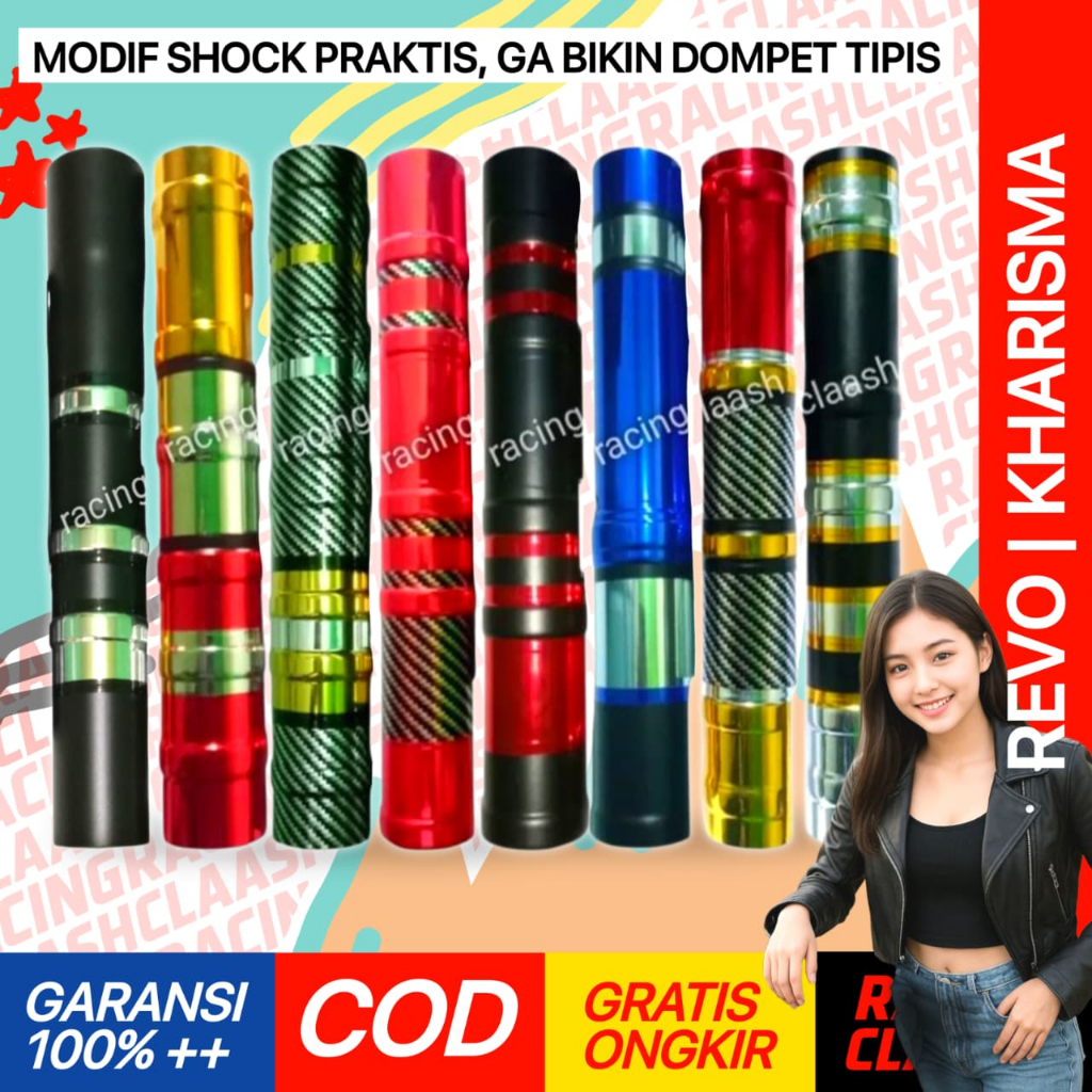Racing Claash Cover Shock Depan Kharisma Revo Cover Shok Skok Sok Revo Kharisma Fit Fi 125 100 2
