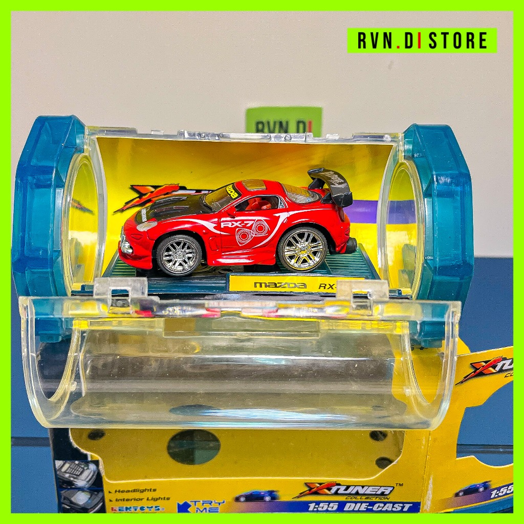 Kentoys Xtreme Extreme Tuner Mazda RX-7 MERAH Skala 55 1/55 Diecast Miniscale