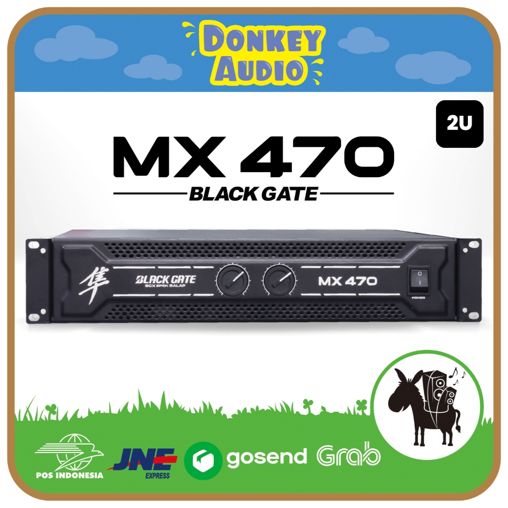 BOX POWER AMPLIFIER BLACKGATE MX 470 SPEK BALAP