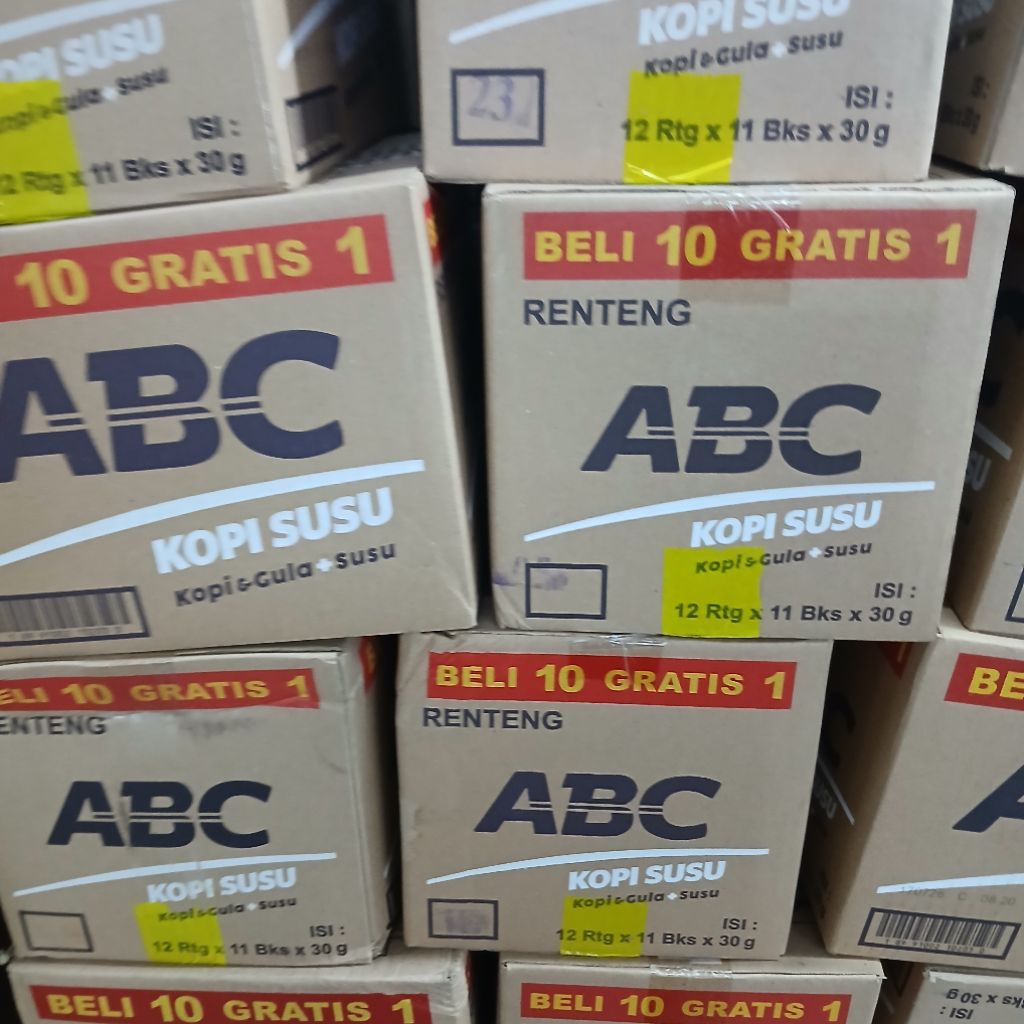 Kopi ABC Susu | 1 Dus (120 Sachet)