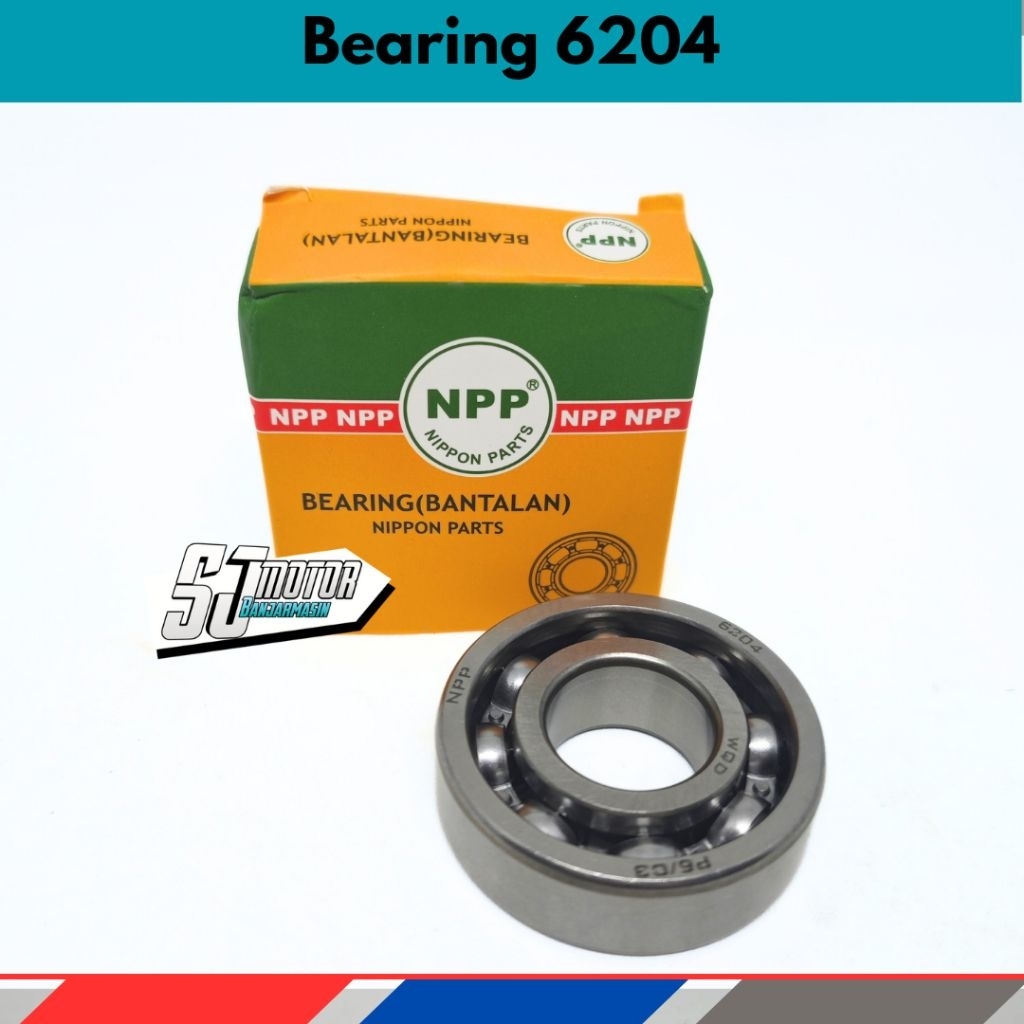 Kelahar Bearing Laher 6204 NPP As Puli Pully Beat Vario Scoopy Karbu FI Esp