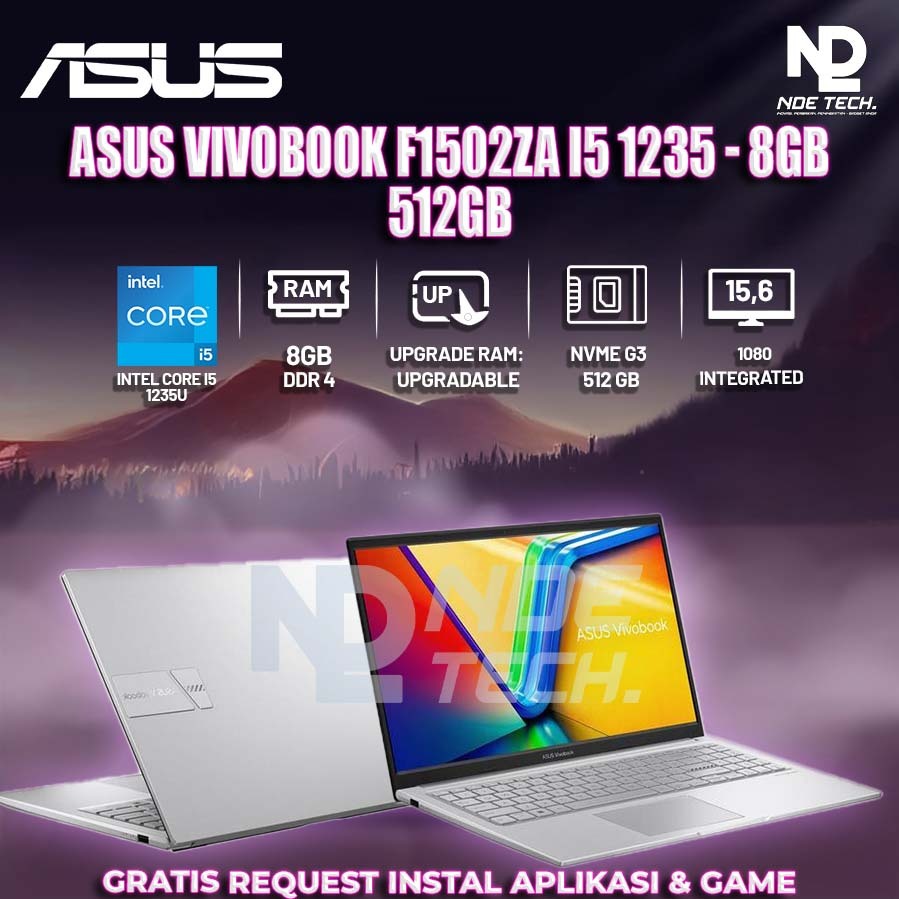 ASUS VIVOBOOK F1502ZA I5 1235