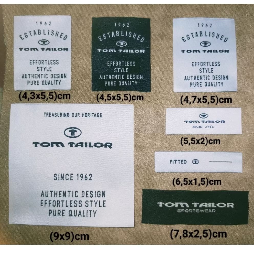 tag label tom tailor label tag