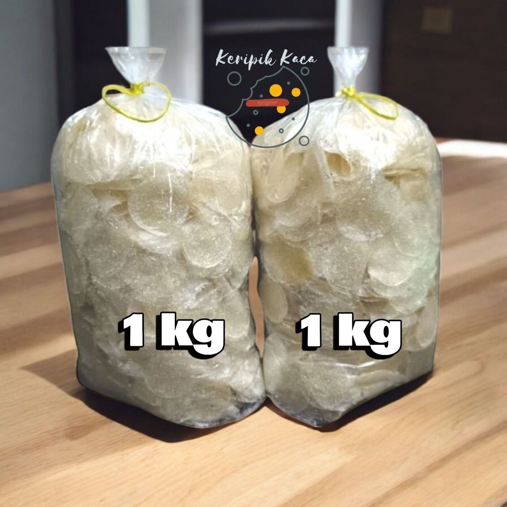keripik kaca 2 kg mentah kang kirca