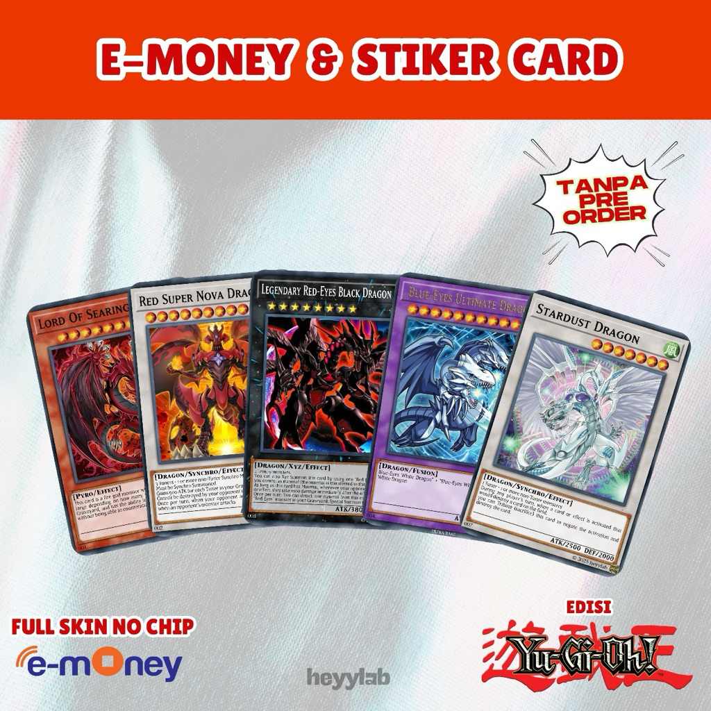 Kartu E-money mandiri & Skin card | Custom E money | Skin Card / Garskin Kartu | Stiker kartu || Tem