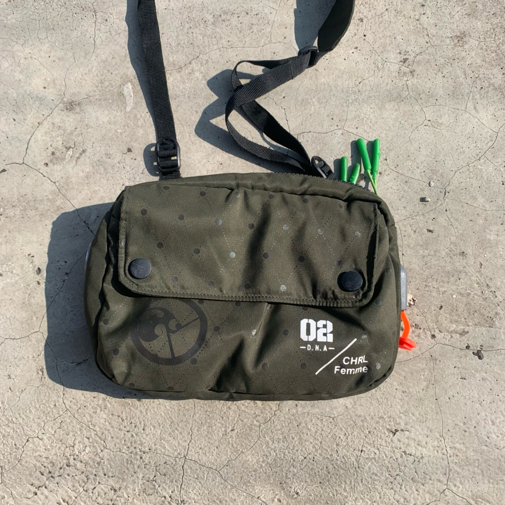 Choral Femme 02 DNA | Tas Selempang Wanita Hijau Army