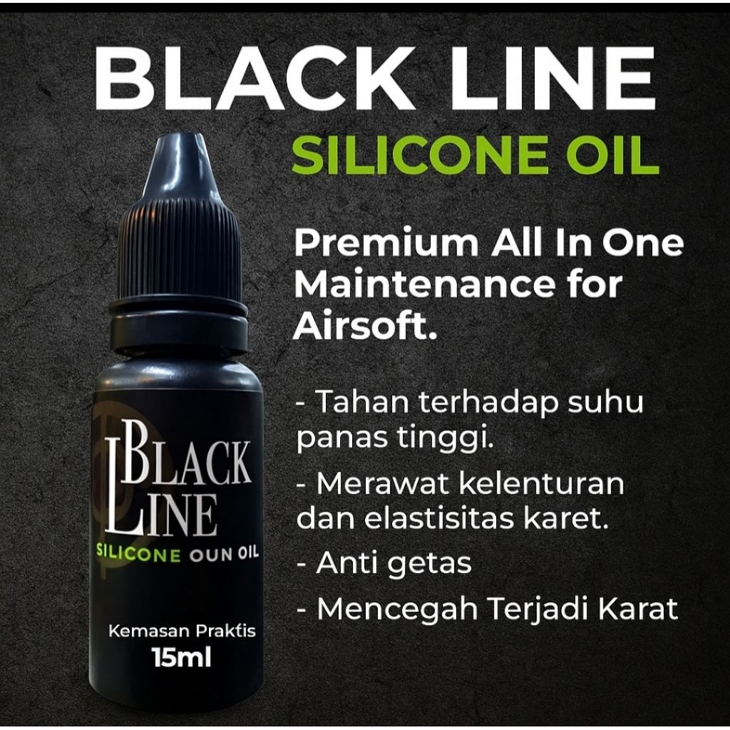 BLACKLINE Silicone Oil Airsoft Thickened Lubricant / Oring Silicone Oil for GBB NBB