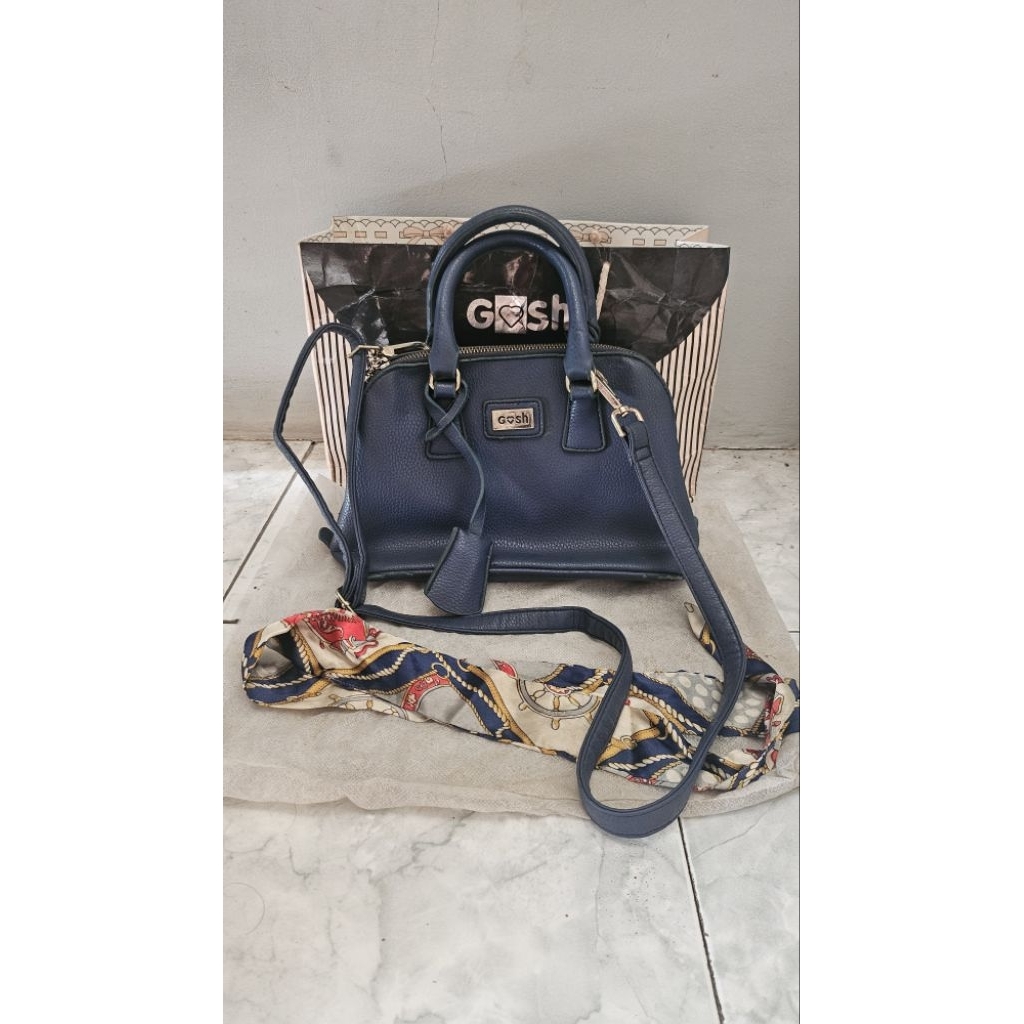 (preloved) Gosh Bag / Tas Gosh Navy