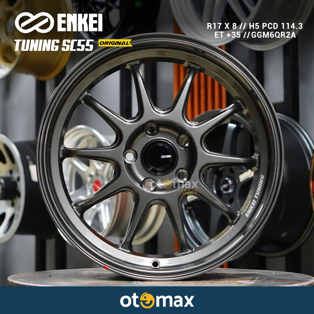 Velg Mobil Enkei Tuning SC55 Original Ring 17 GGM6QR2A