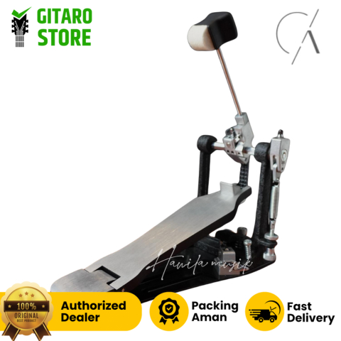 Single Pedal Caleb PD131 PD 131 Single Pedal Bass Drum Double Chain Kuat Kokoh
