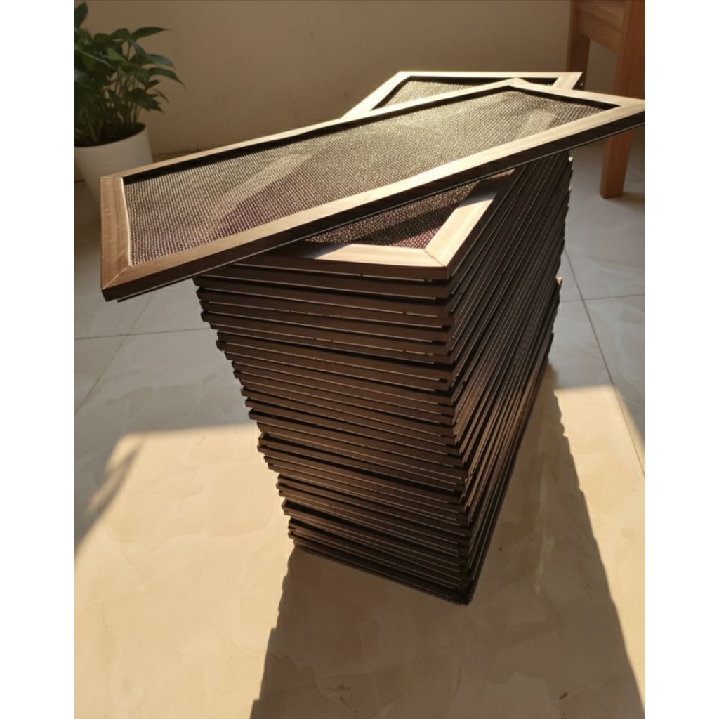 Kasa/Jaring Anti Nyamuk dilengkapi Frame Karet & List Alumunium (ukuran custom)