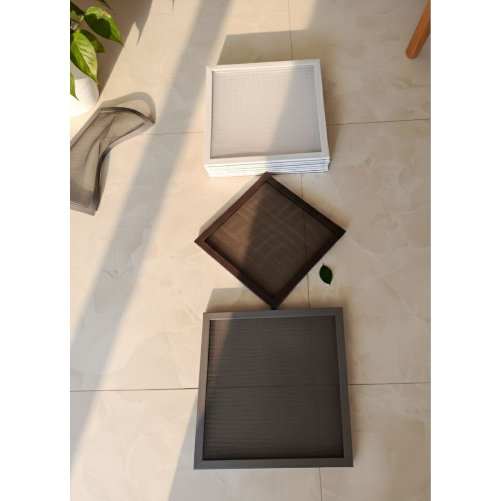 Kasa nyamuk fiberglass dilengkapi frame karet & list alumunium