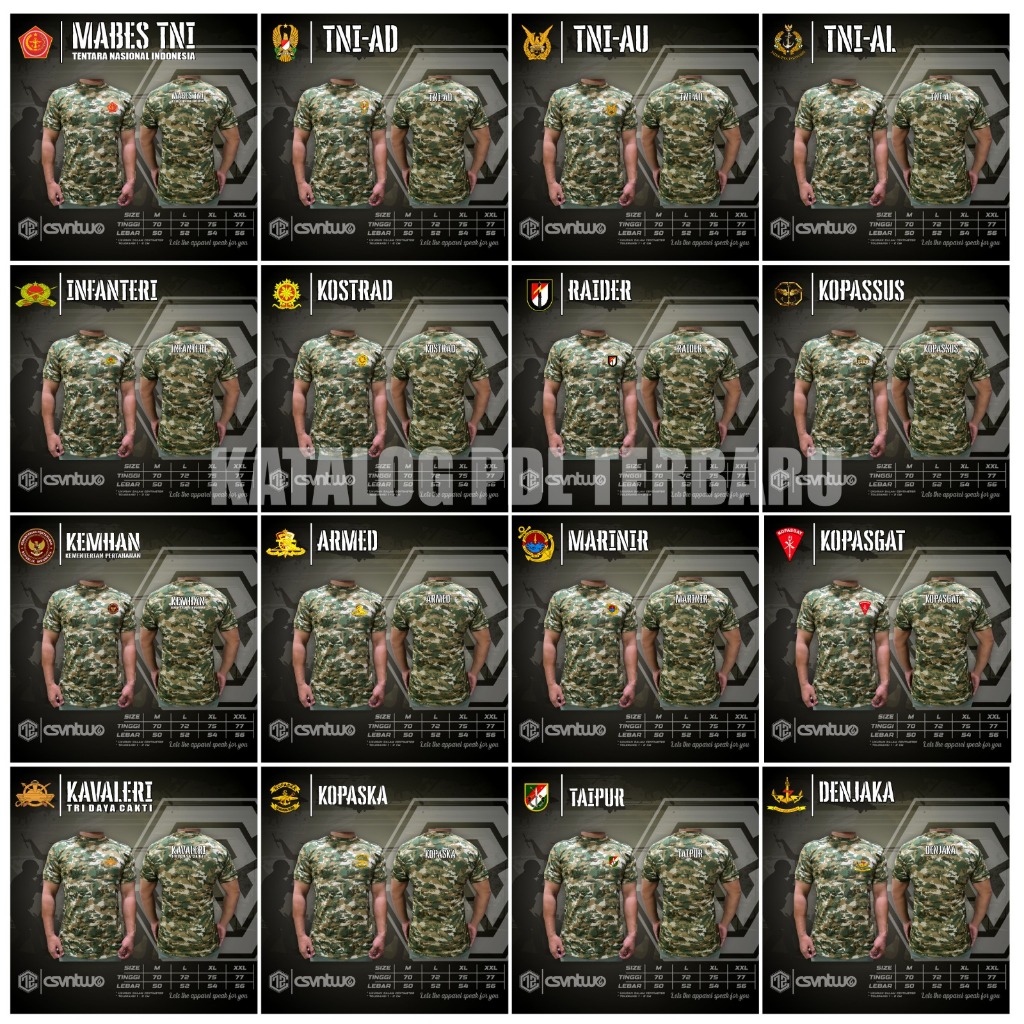 kaos LORENG PDL TNI Sablon Logo Dryfit Terbaru Sage Green / KAOS PDL TNI TERBARU / TNI AD / TNI AL /