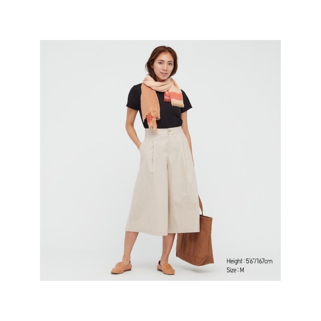 Uniqlo linen celana tanggung
