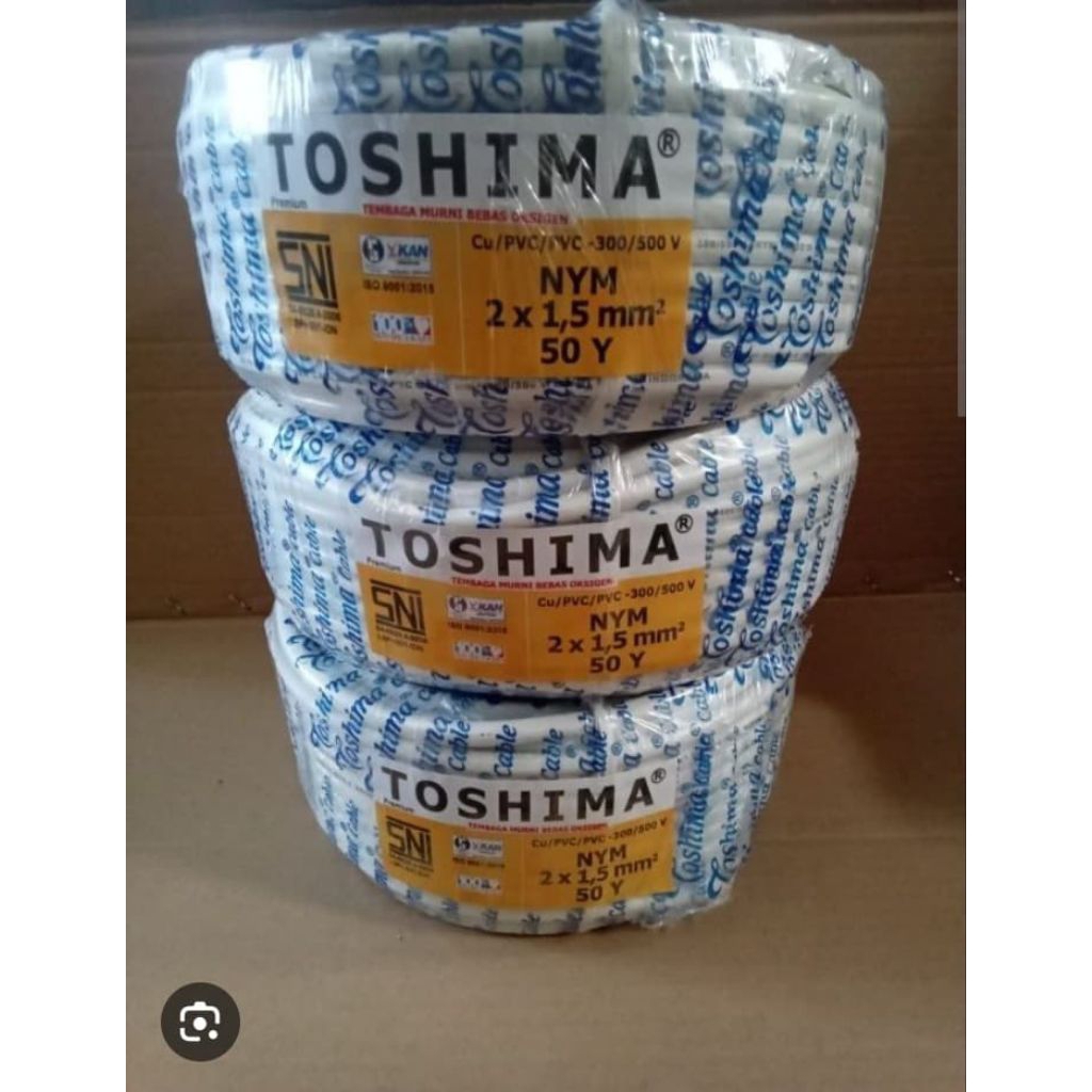 kabel NYM 2X1, 5 TOSHIMA/ kabel 2x1, 5 toshima