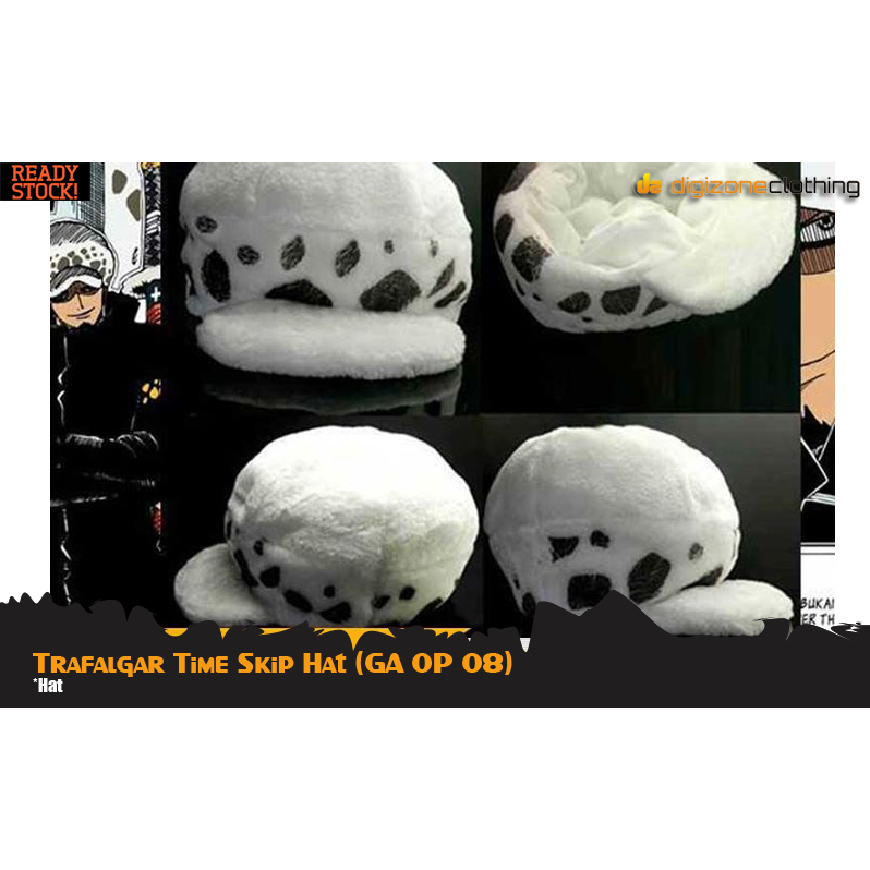Topi Anime One Piece Trafalgar Law Cosplay