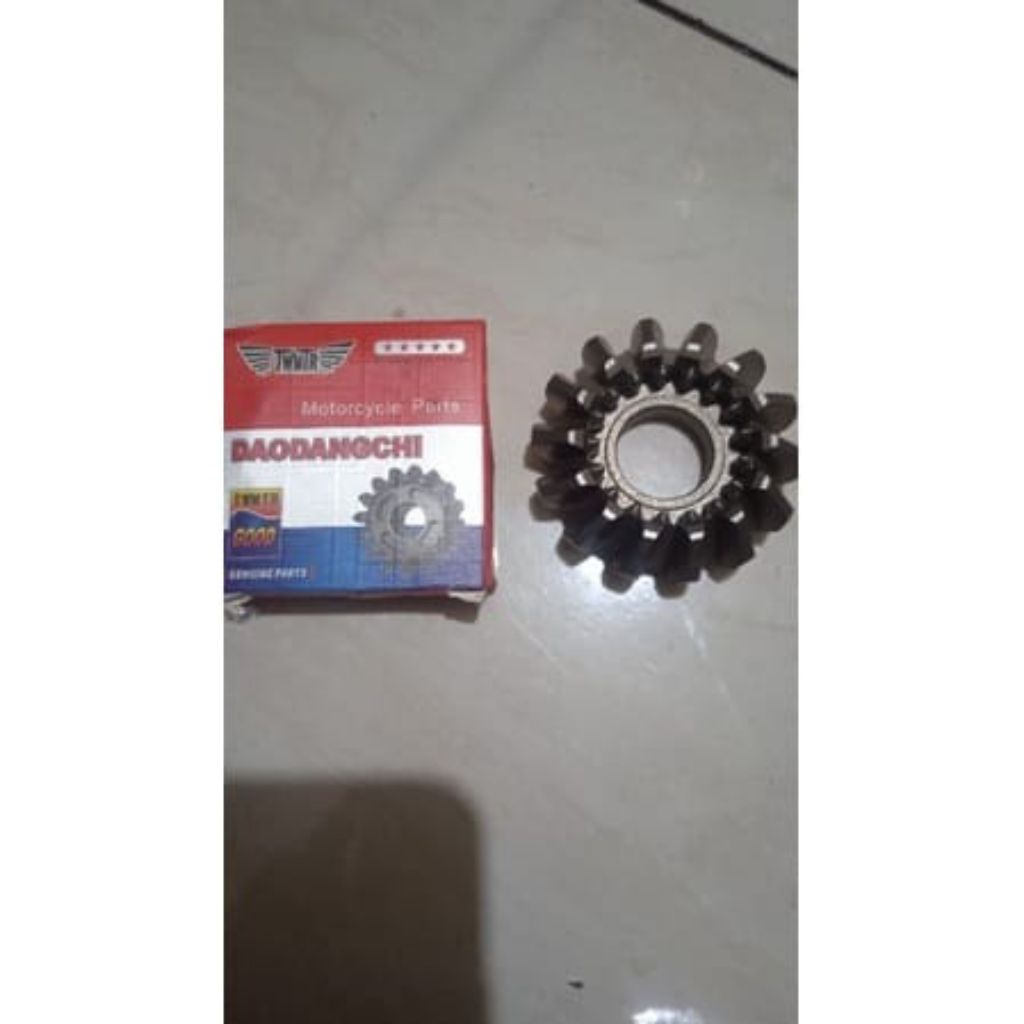 (TERMURAH)PINION GEAR BOX 15:10 MAJU VIAR PINION GEAR BOX VIAR 15:10 PINION 15:10 MAJU GEAR BOX VIAR