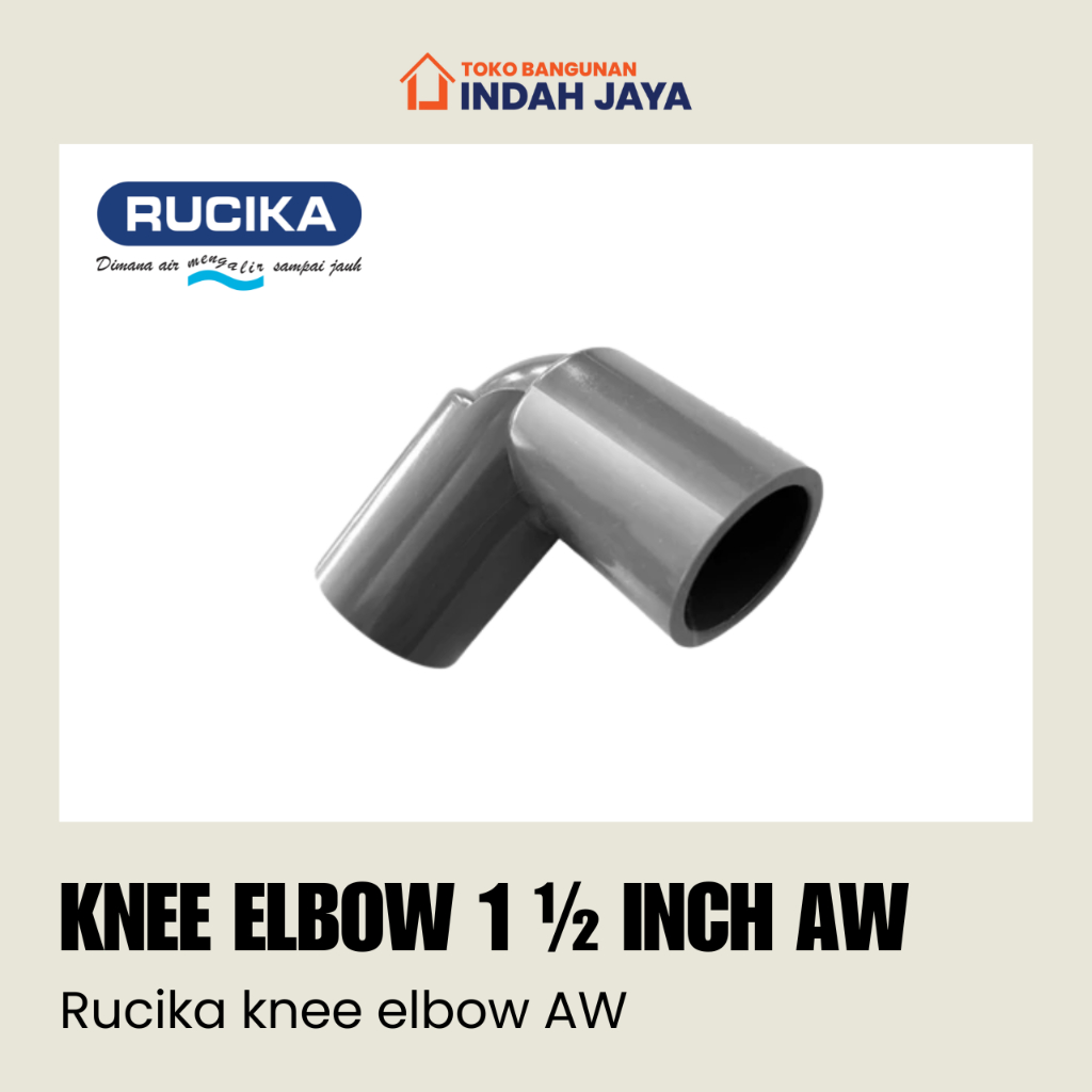 KNEE AW PVC 1 ½ Inch RUCIKA / ELBOW AW
